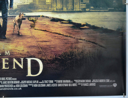 I Am Legend (Bottom Right) Cinema Quad Movie Poster 