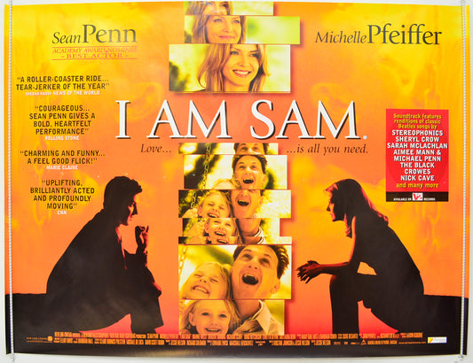 I Am Sam  Original British Quad Poster - Film Poster - Movie Poster 