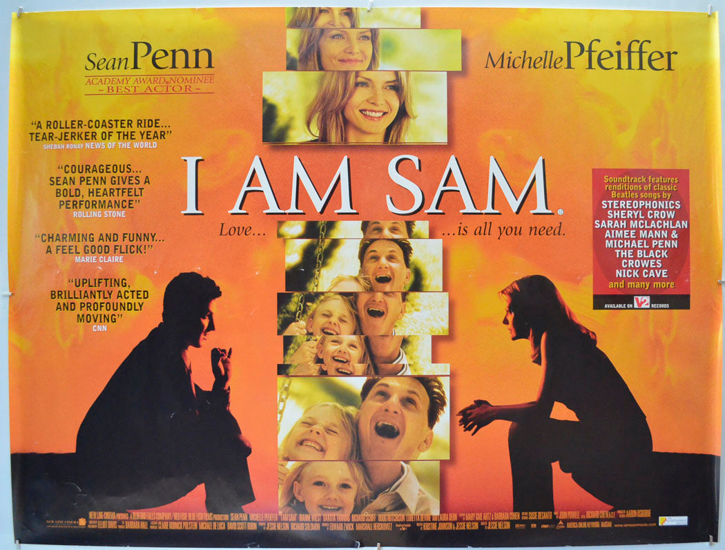 I Am Sam Original Quad Poster - Film Poster - Movie Poster