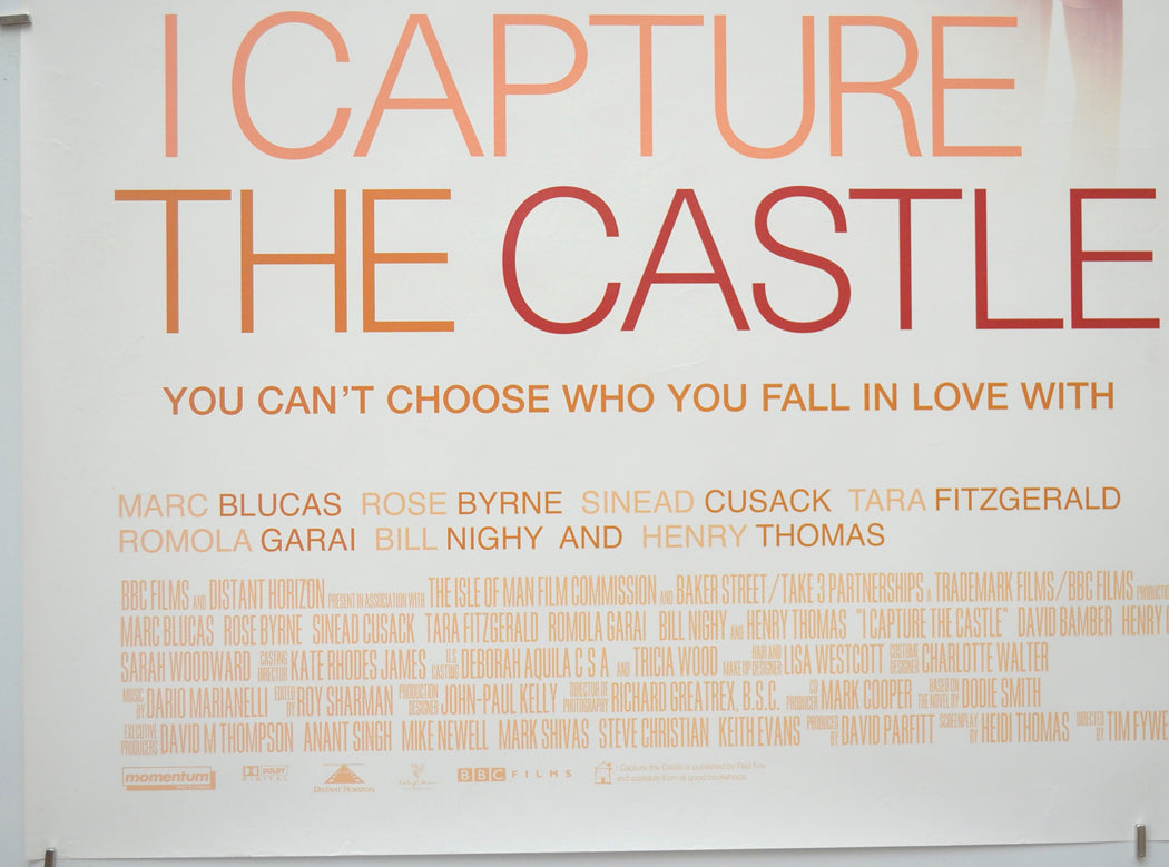 I CAPTURE THE CASTLE (Bottom Left) Cinema Quad Movie Poster 