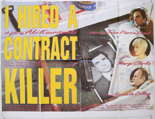 I Hired A Contract Killer   Original Quad Poster - Film Poster - Movie Poster 