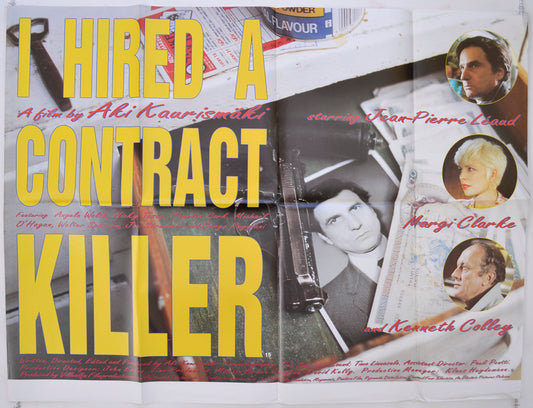 I Hired A Contract Killer   Original Quad Poster - Film Poster - Movie Poster 