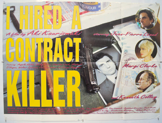 I Hired A Contract Killer (Reviews Version)  Original Quad Poster - Film Poster - Movie Poster