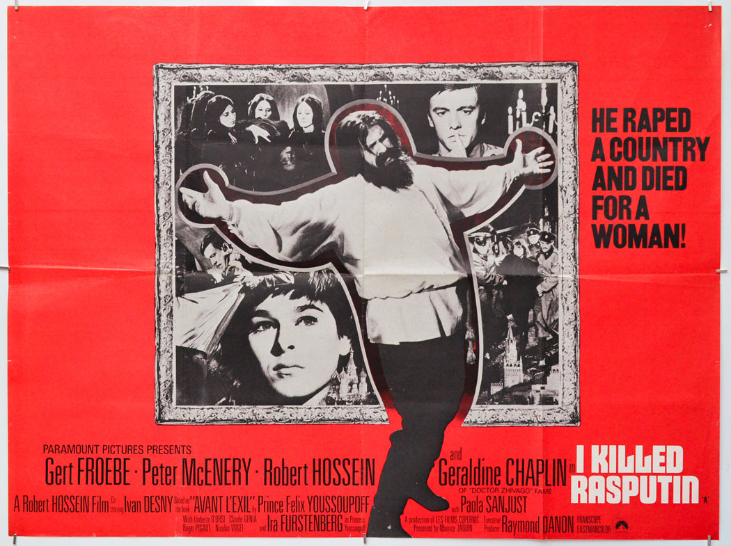 I Killed Rasputin - Original Quad Poster - Film Poster - Movie Poster