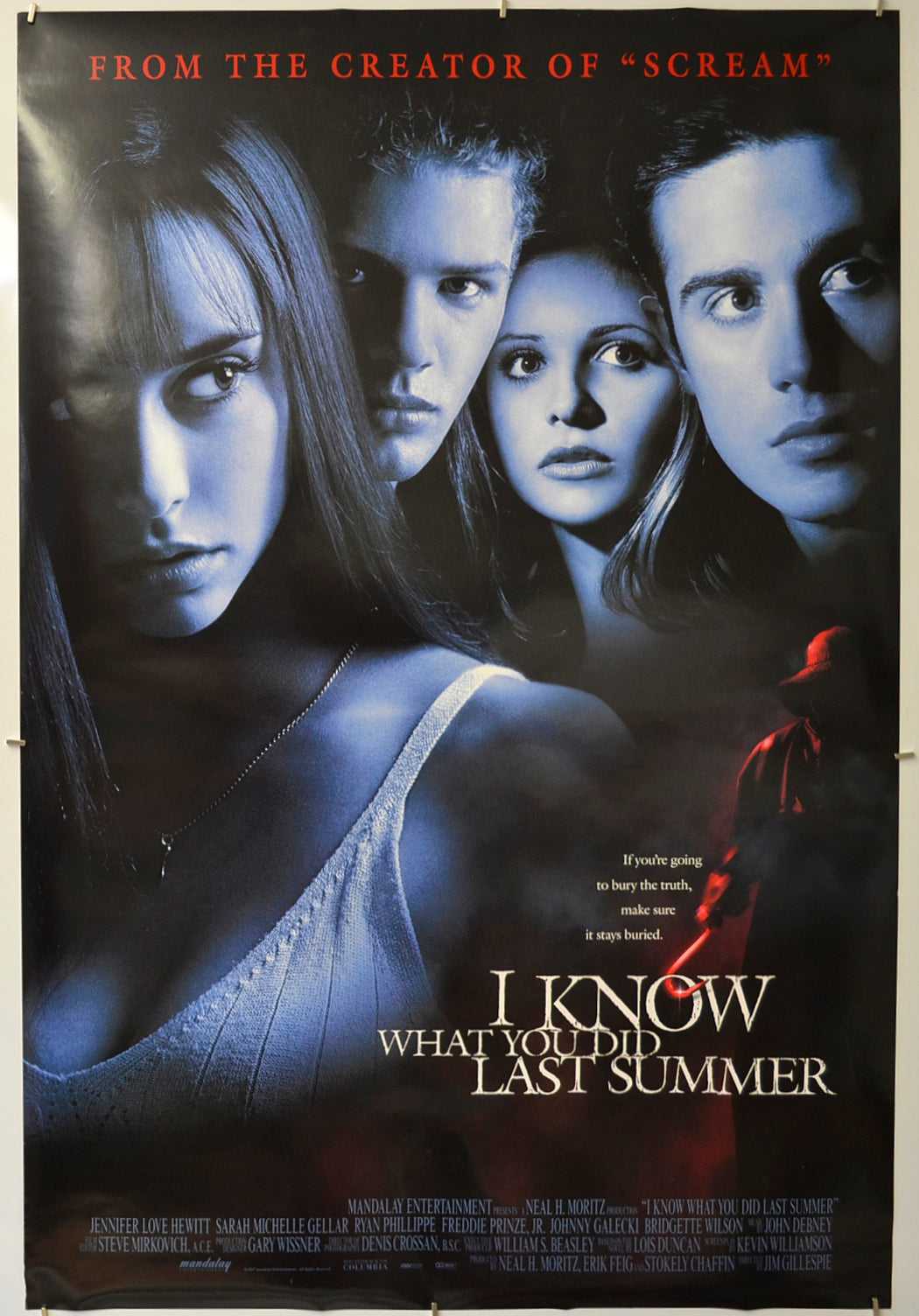 I Know What You Did Last Summer Original One Sheet Poster - Film Poster - Movie Poster