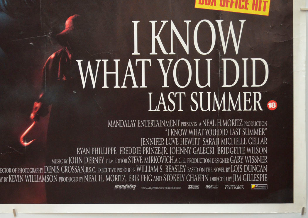 I KNOW WHAT YOU DID LAST SUMMER (Bottom Right) Cinema Quad Movie Poster 