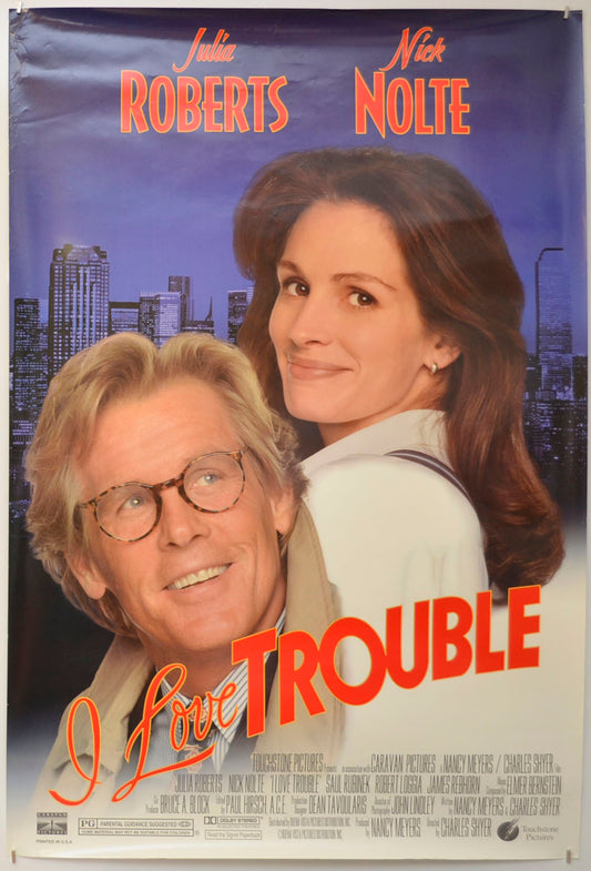 I Love Trouble Original One Sheet Poster - Film Poster - Movie Poster