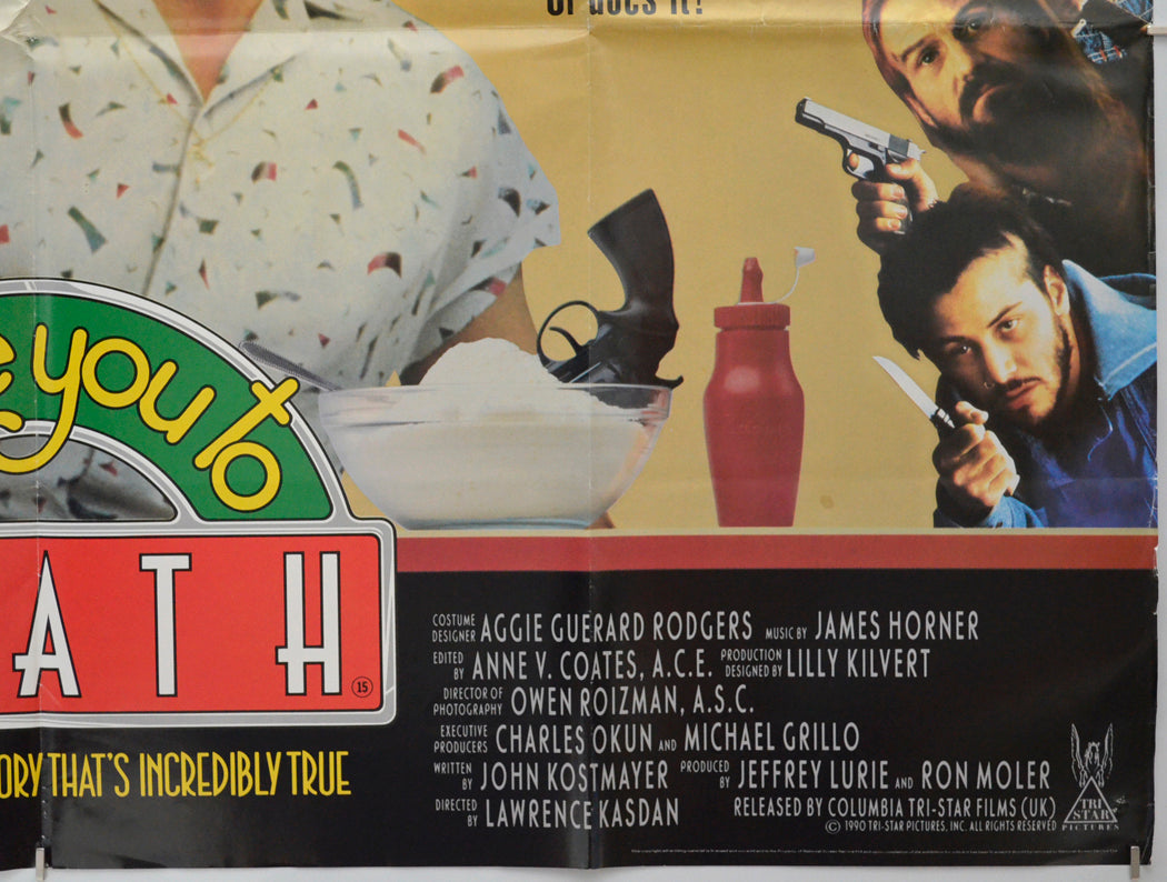 I LOVE YOU TO DEATH (Bottom Right) Cinema Quad Movie Poster 