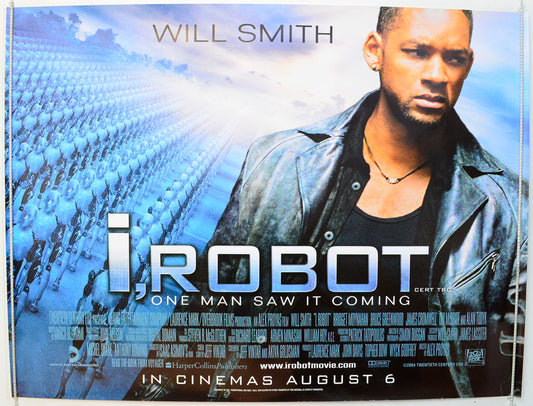 I, Robot Original British Quad Poster - Film Poster - Movie Poster 