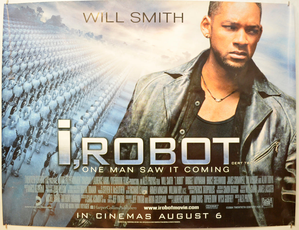 I, Robot Original Quad Poster - Film Poster - Movie Poster