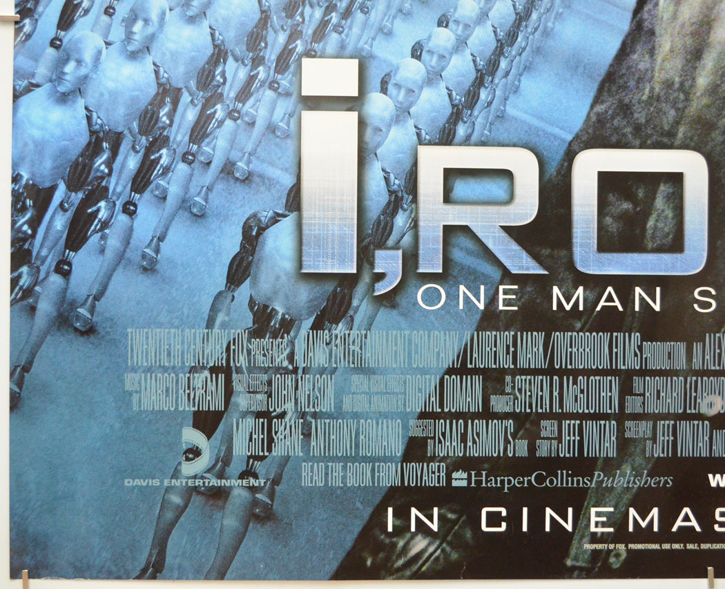 I, ROBOT (Bottom Left) Cinema Quad Movie Poster 