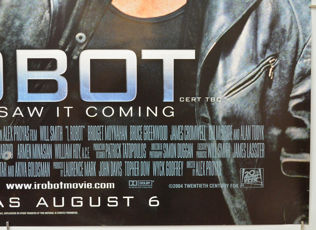 I, ROBOT (Bottom Right) Cinema Quad Movie Poster 