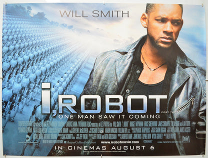 I, Robot Original Quad Poster - Film Poster - Movie Poster