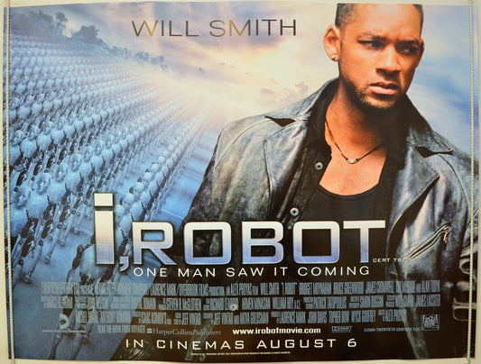 I, Robot  Original Quad Poster - Film Poster - Movie Poster 