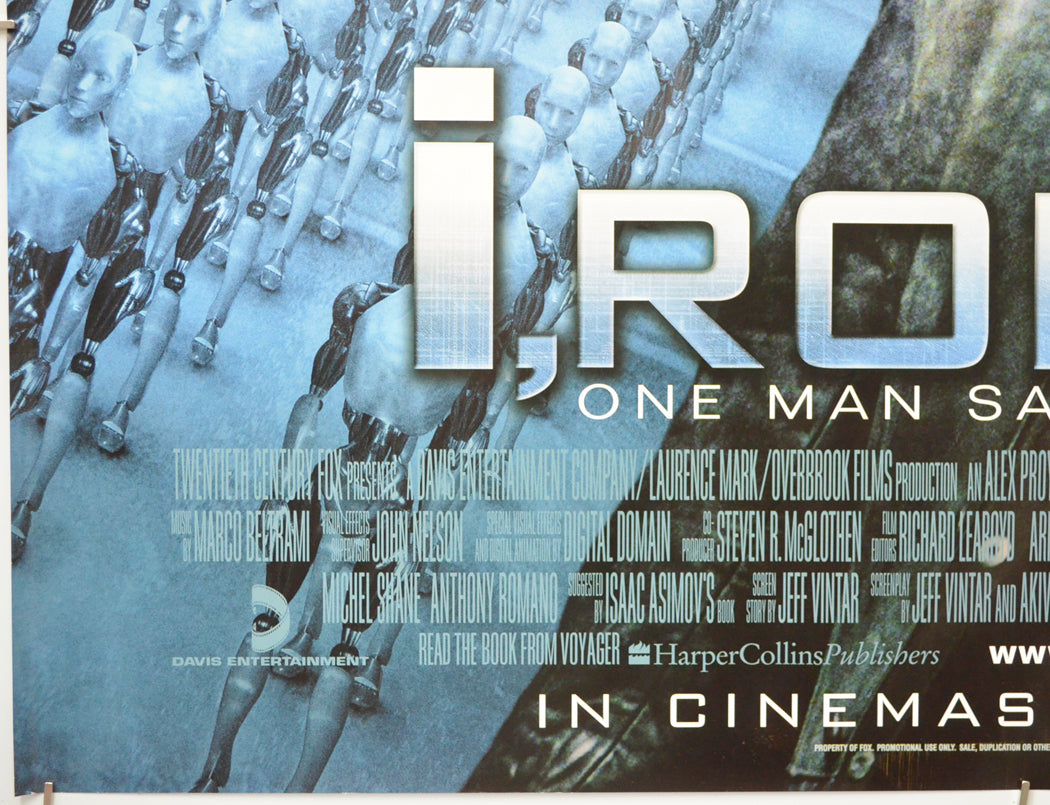 I, ROBOT (Bottom Left) Cinema Quad Movie Poster 