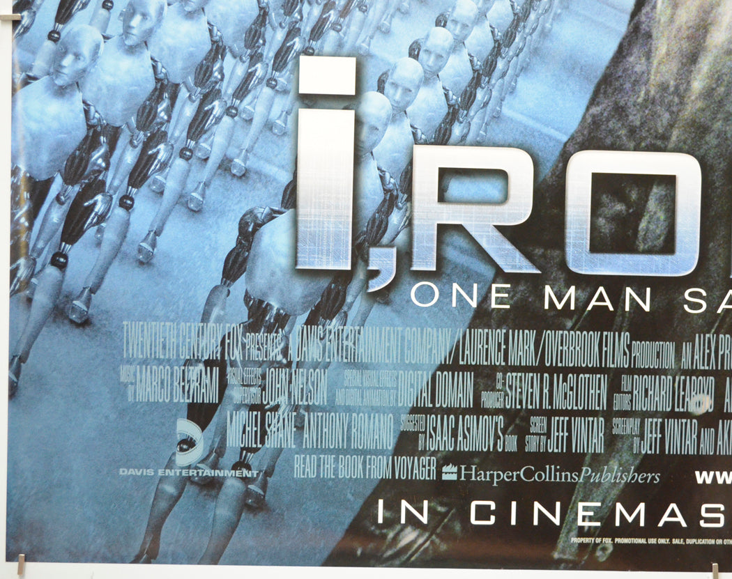 I, ROBOT (Bottom Left) Cinema Quad Movie Poster 