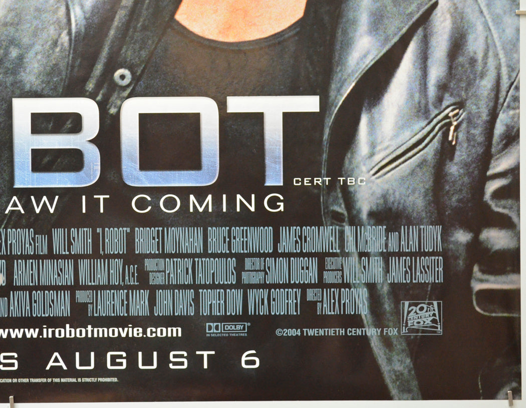 I, ROBOT (Bottom Right) Cinema Quad Movie Poster 