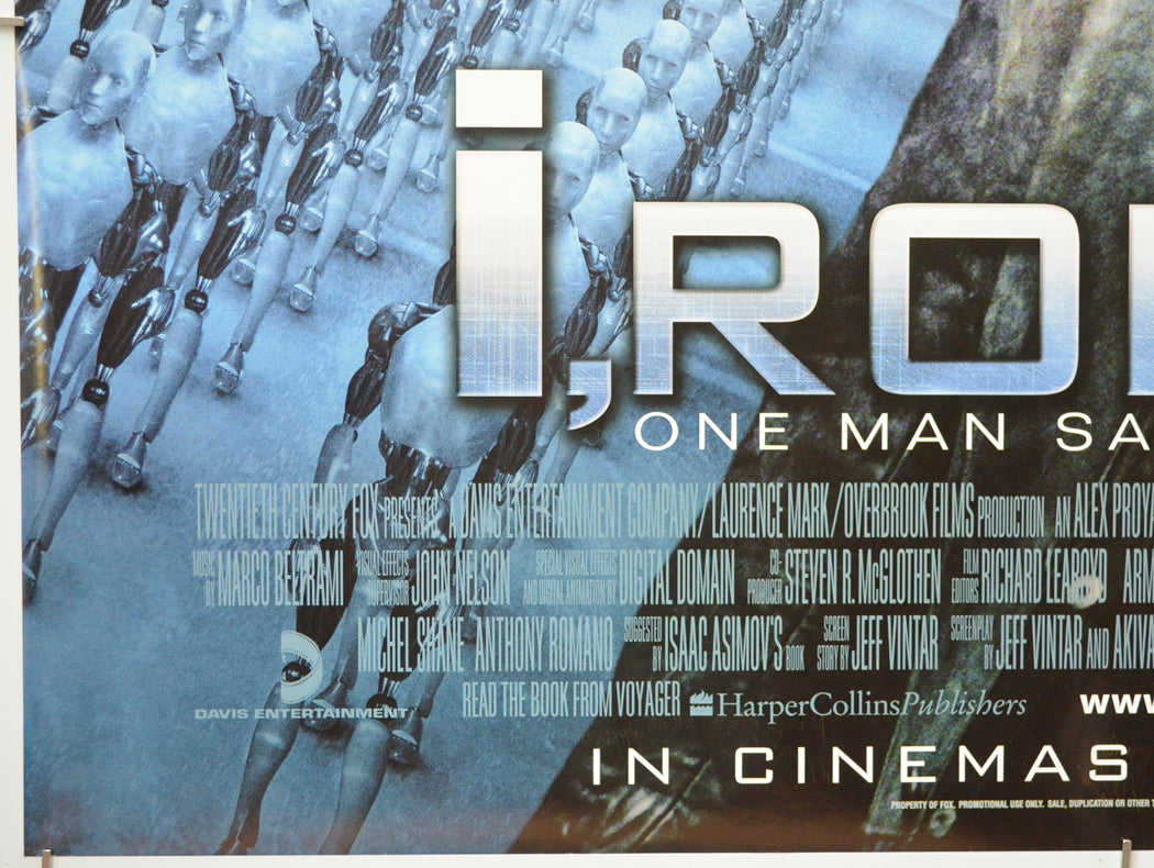 I, ROBOT (Bottom Left) Cinema Quad Movie Poster 