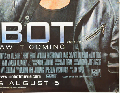 I, ROBOT (Bottom Right) Cinema Quad Movie Poster 