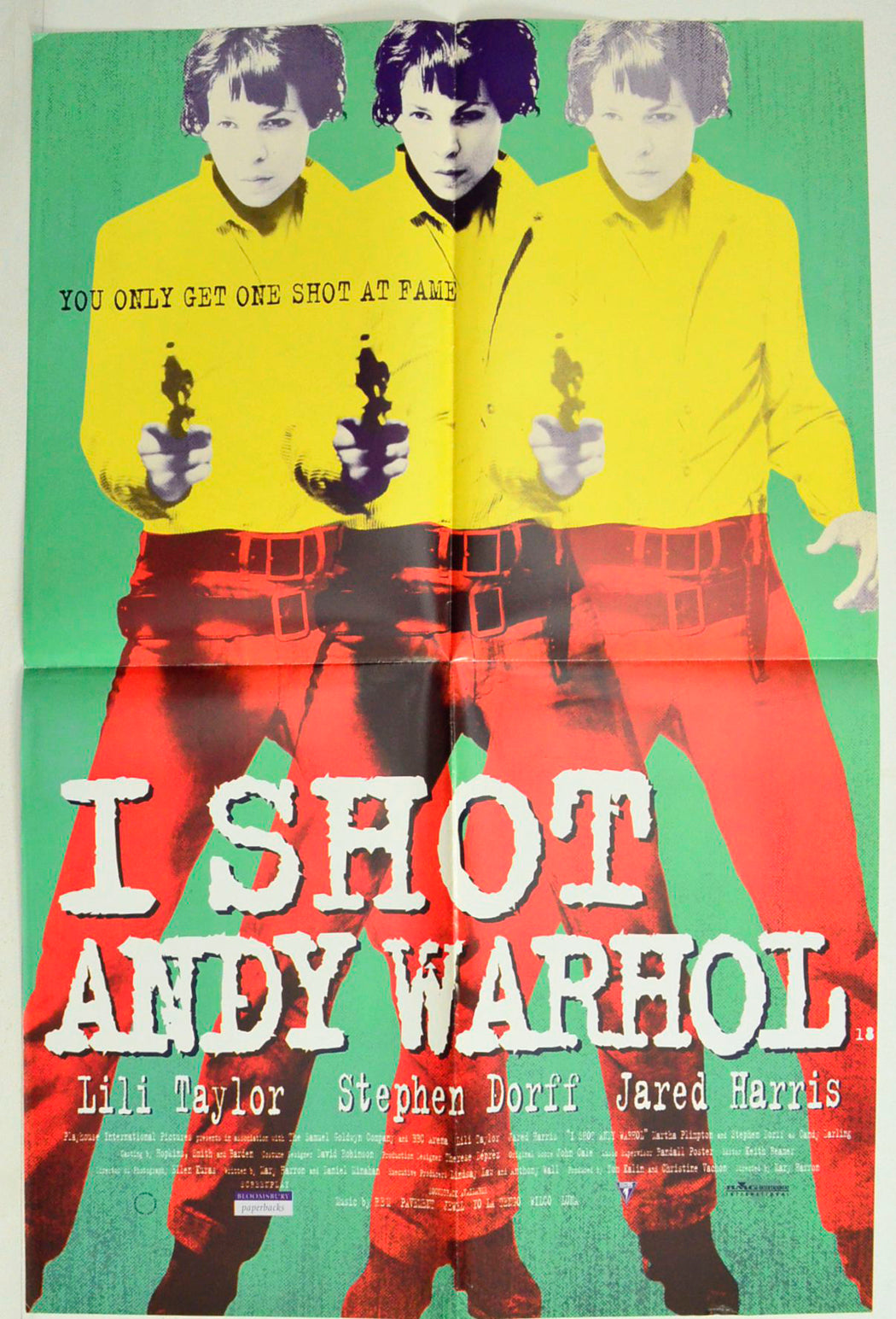 I Shot Andy Warhol Original Double Crown Poster - Film Poster - Movie Poster 