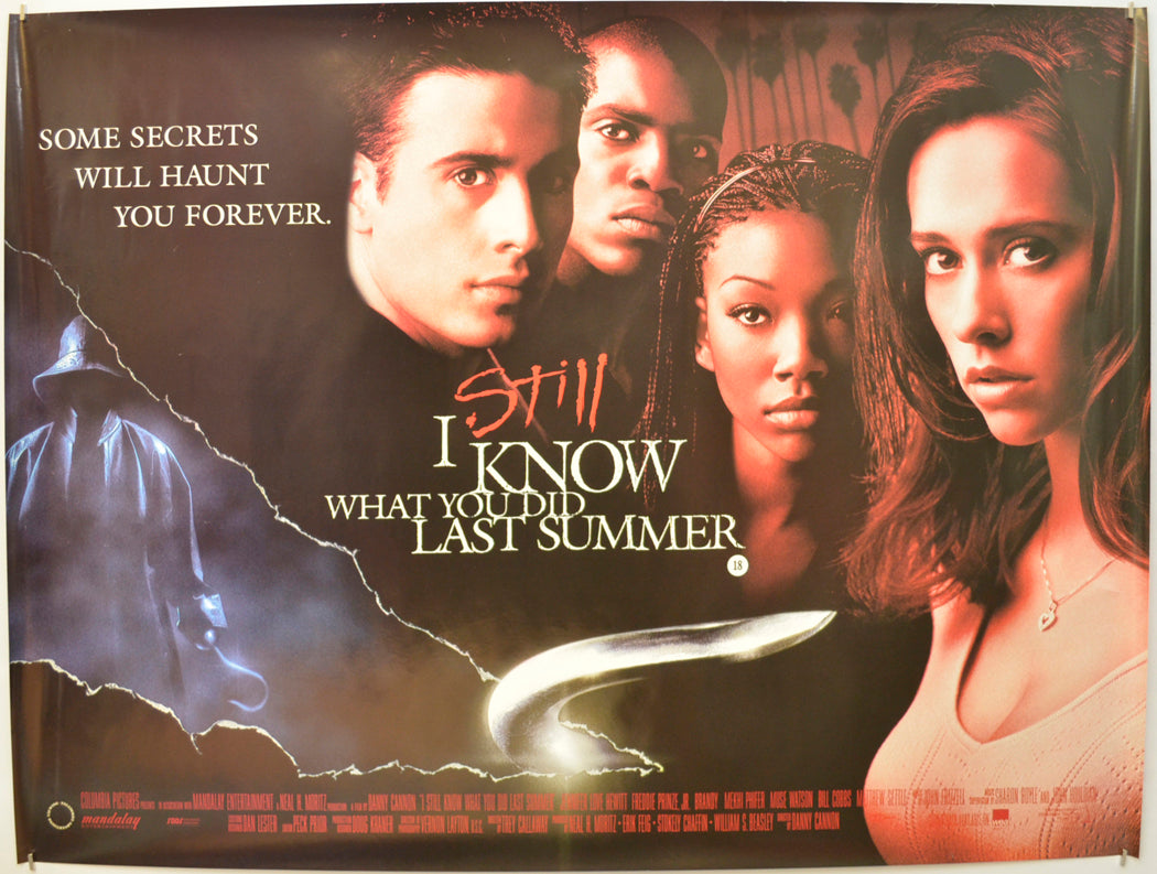 I Still Know What You Did Last Summer Original Quad Poster - Film Poster - Movie Poster