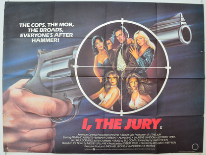 I, The Jury   Original Quad Poster - Film Poster - Movie Poster 