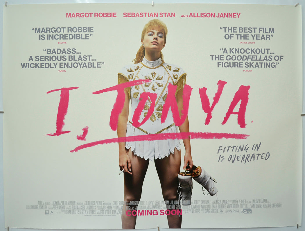 I, Tonya  - Original Quad Poster - Film Poster - Movie Poster