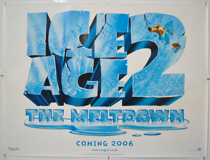 Ice Age 2 : The Meltdown (Teaser / Advance Version) Original Quad Poster - Film Poster - Movie Poster