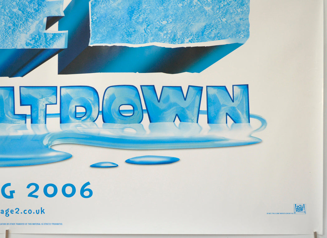 ICE AGE 2 : THE MELTDOWN (Bottom Right) Cinema Quad Movie Poster 