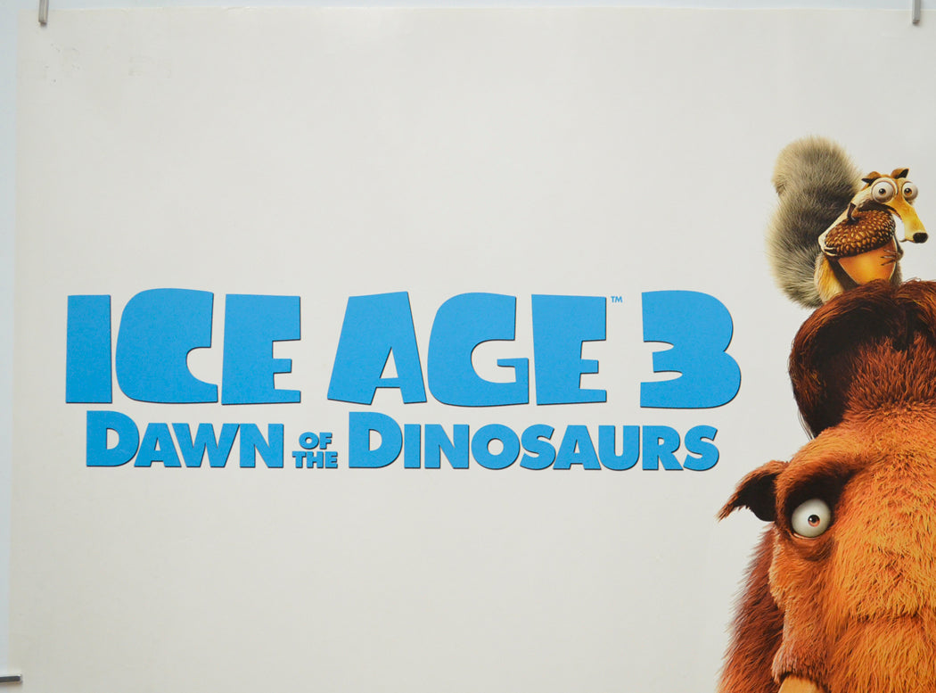 ICE AGE 3 : DAWN OF THE DINOSAURS (Top Left) Cinema Quad Movie Poster 