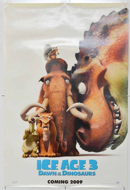 Ice Age 3 : Dawn Of The Dinosaurs - Original One Sheet Poster - Film Poster - Movie Poster 