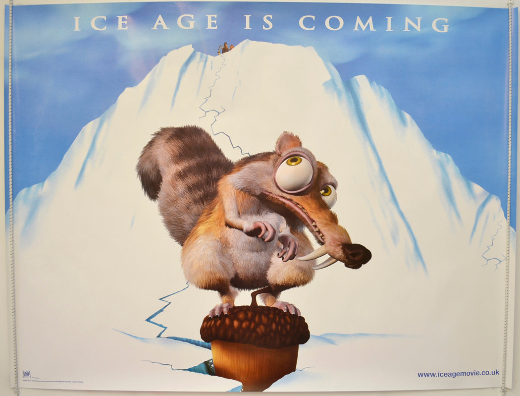 Ice Age  (Scrat Teaser / Advance Version)  Original Quad Poster - Film Poster - Movie Poster 