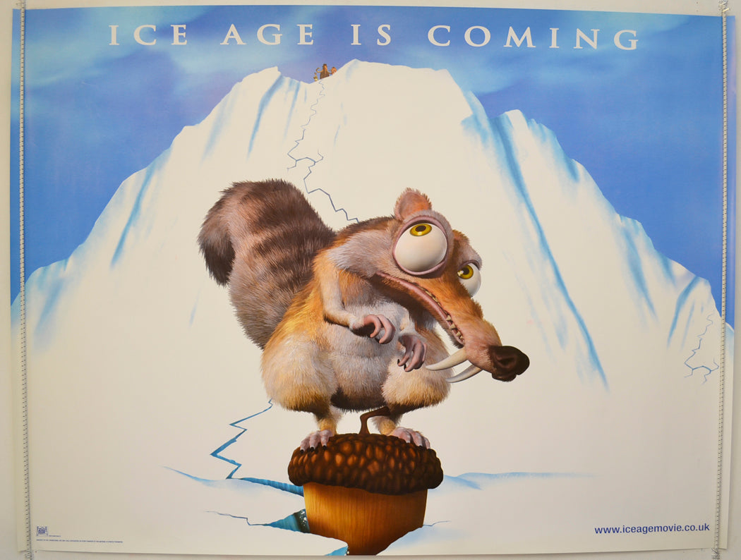 Ice Age  (Scrat Teaser / Advance Version)   Original Quad Poster - Film Poster - Movie Poster