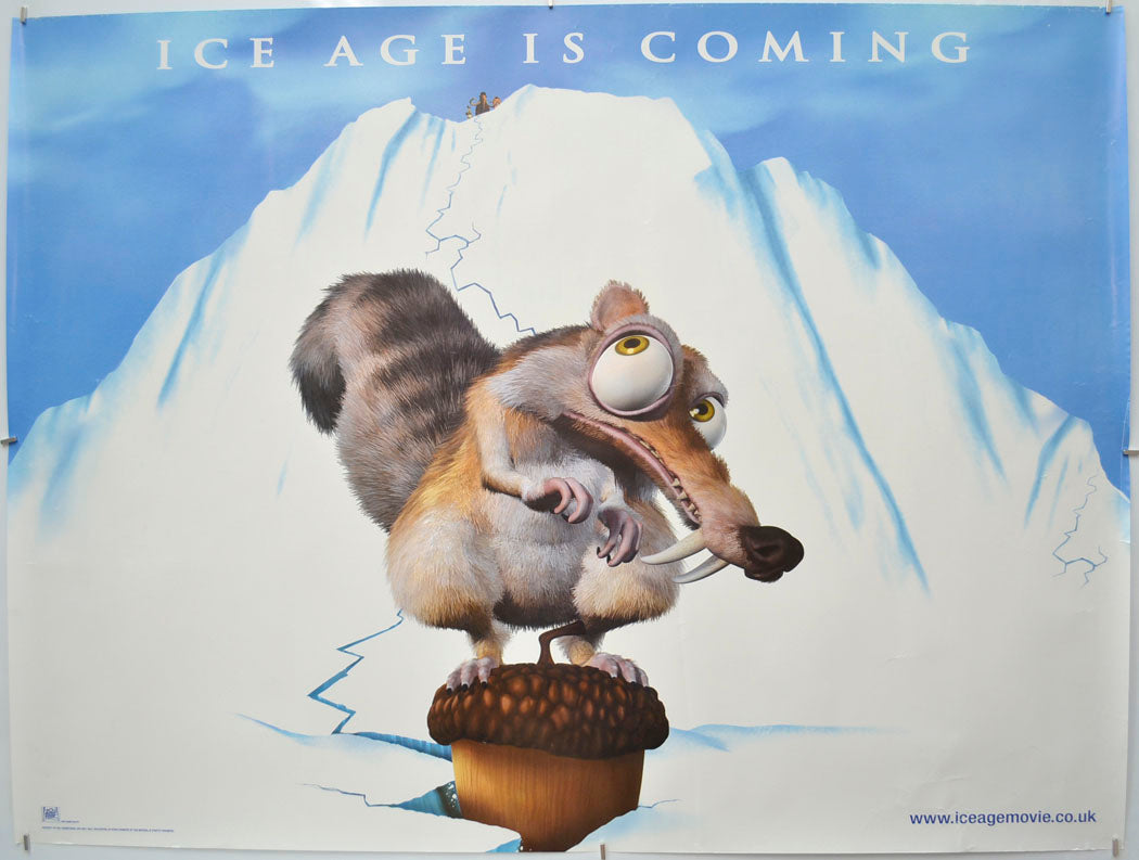 Ice Age (Scrat Teaser / Advance Version) Original Quad Poster - Film Poster - Movie Poster