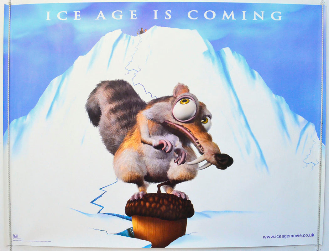 Ice Age  (Teaser / Advance Version)   Original British Quad Poster - Film Poster - Movie Poster 