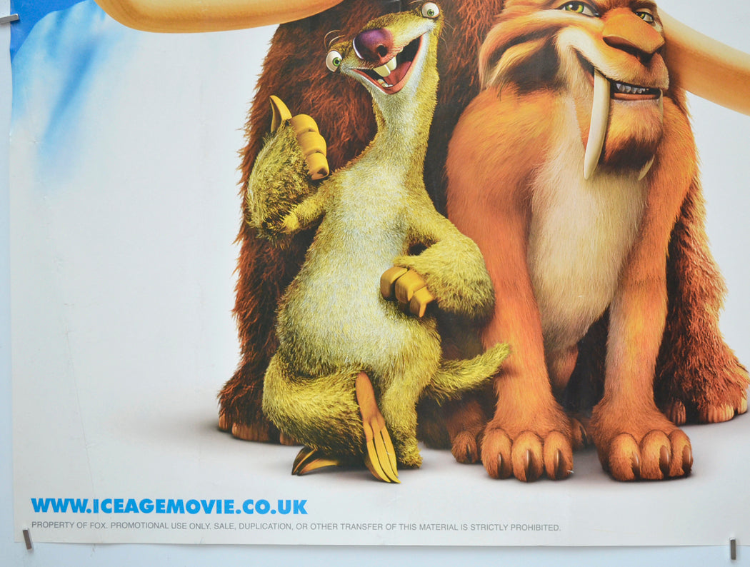 ICE AGE (Bottom Left) Cinema Quad Movie Poster 