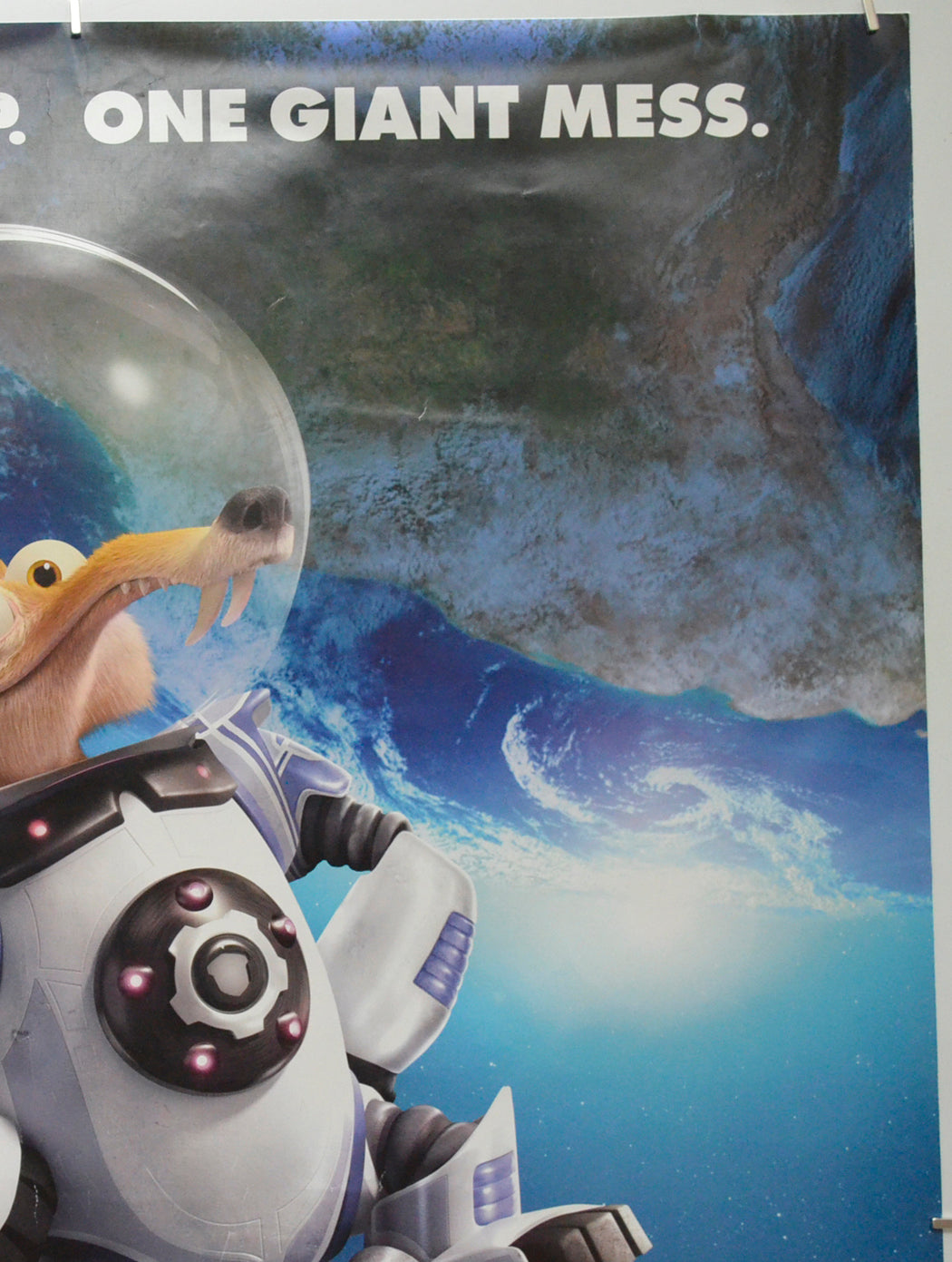 ICE AGE : COLLISION COURSE (Top Right) Cinema One Sheet Movie Poster 