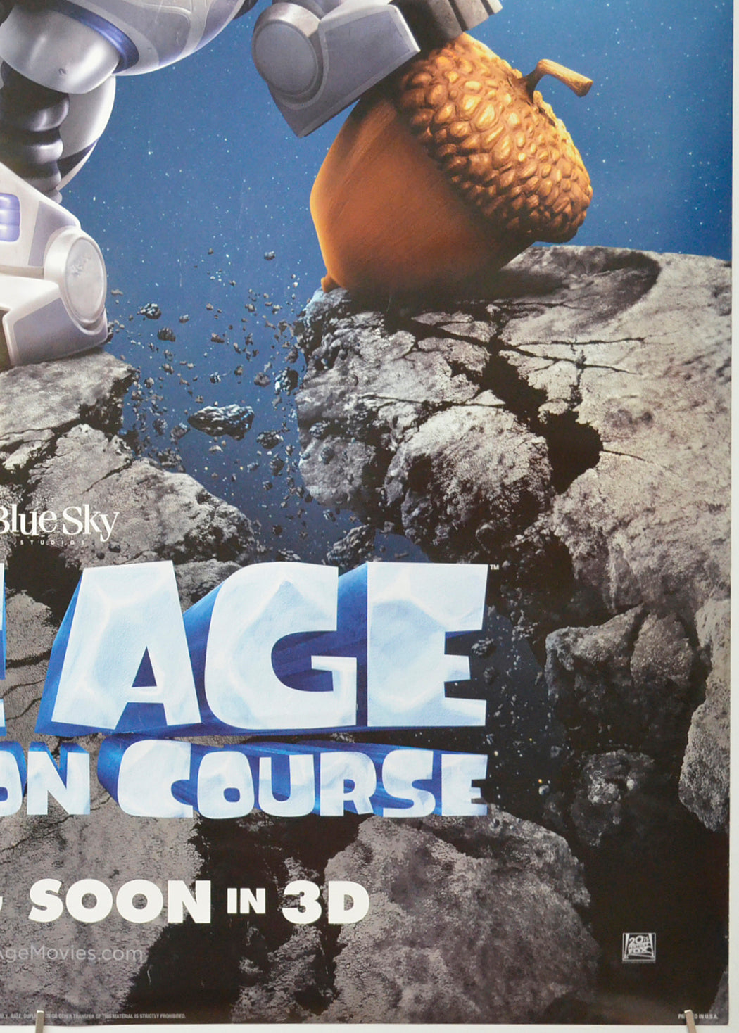 ICE AGE : COLLISION COURSE (Bottom Right) Cinema One Sheet Movie Poster 