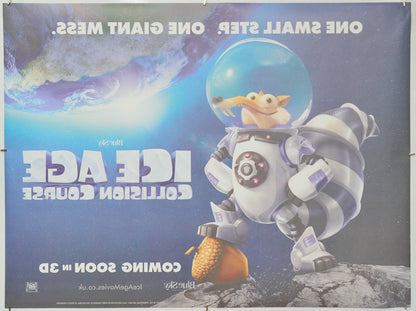 Ice Age : Collision Course (Back) Cinema Quad Movie Poster 
