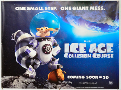 Ice Age : Collision Course - Original Quad Poster - Film Poster - Movie Poster