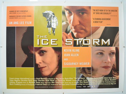 The Ice Storm Original Quad Poster - Film Poster - Movie Poster