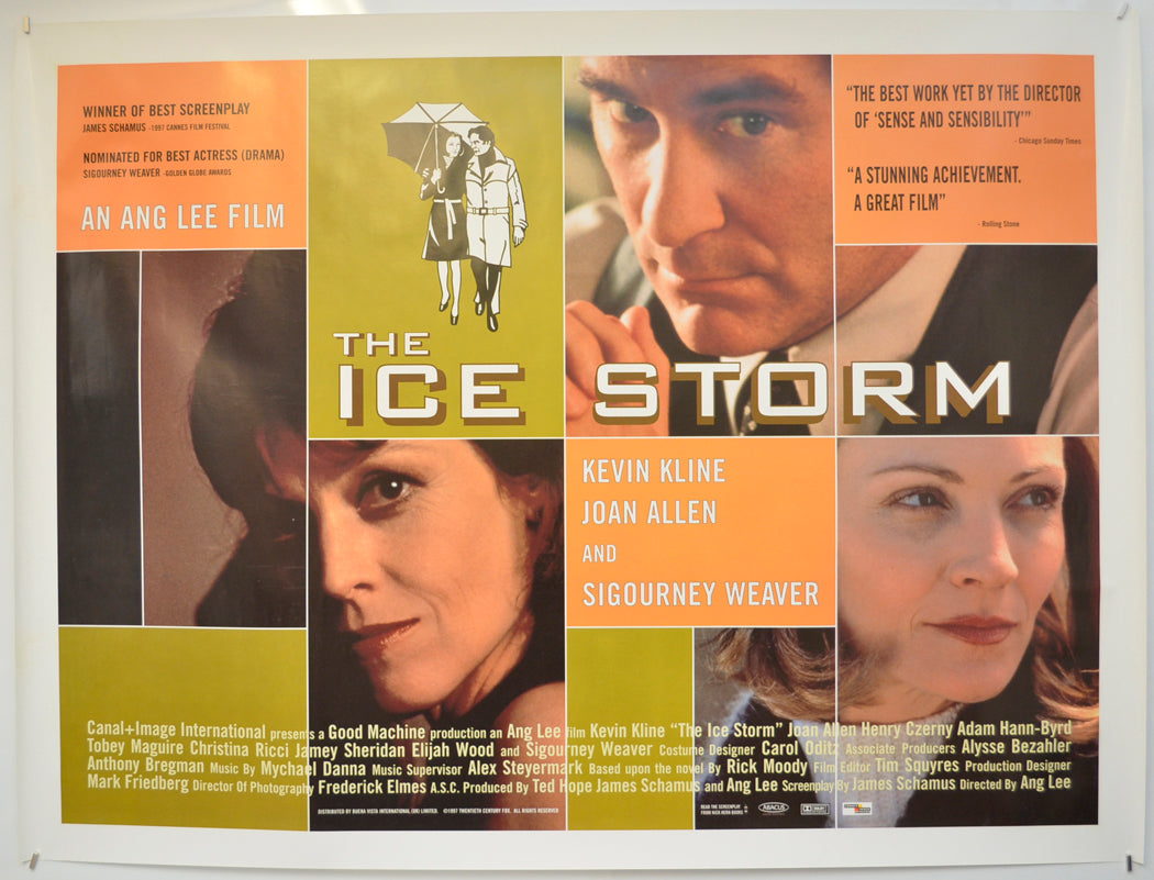 The Ice Storm  Original Quad Poster - Film Poster - Movie Poster