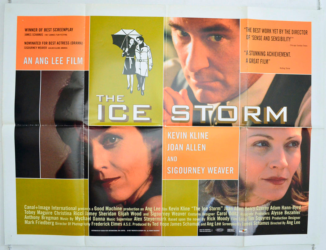 The Ice Storm Original British Quad Poster - Film Poster - Movie Poster 