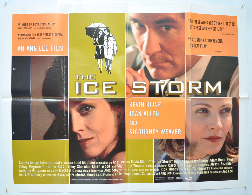 The Ice Storm Original Quad Poster - Film Poster - Movie Poster