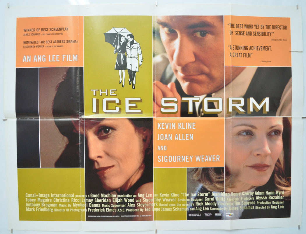 The Ice Storm Original Quad Poster - Film Poster - Movie Poster