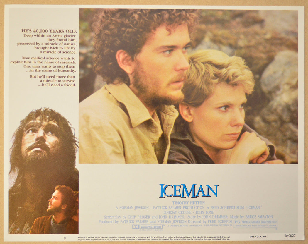 ICEMAN (Card 3) Cinema Lobby Card Set 