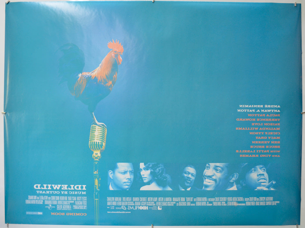 IDLEWILD (Back) Cinema Quad Movie Poster 