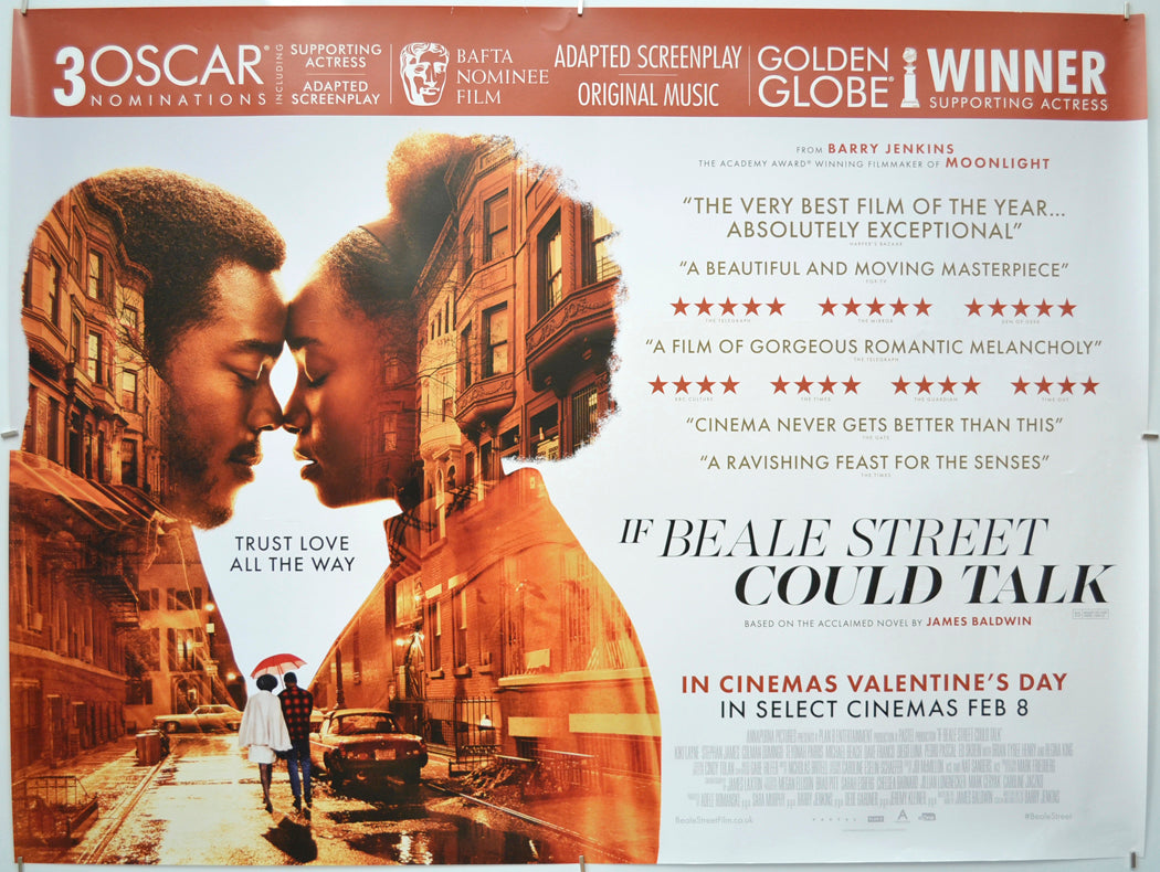 If Beale Street Could Talk - Original Quad Poster - Film Poster - Movie Poster