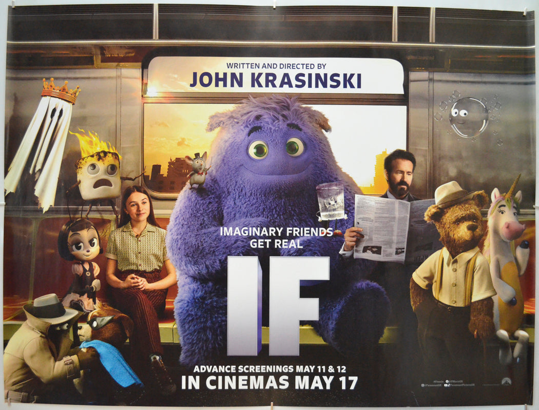 If (Teaser / Advance Version) Original Quad Poster - Film Poster - Movie Poster