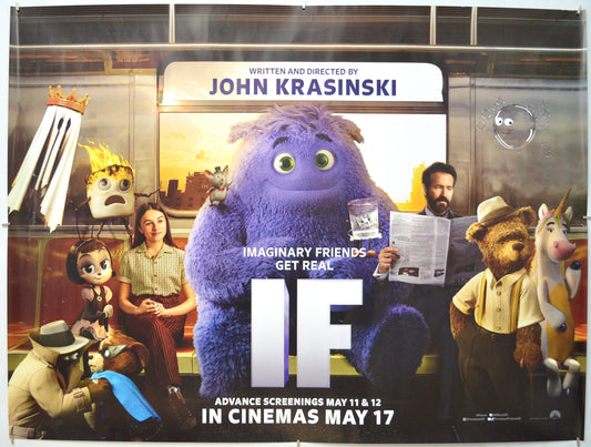 If (Teaser / Advance Version) Original Quad Poster - Film Poster - Movie Poster